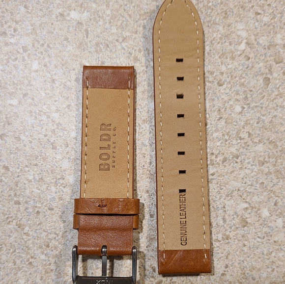 Unused Boldr Brand 22mm Leather Watch Strap - Picture 2 of 2